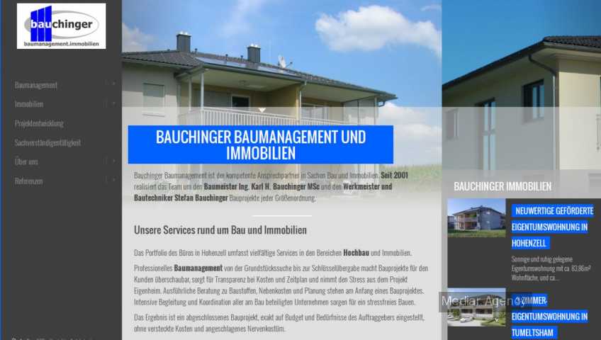 Bauchinger baumanagement und immobilien (Mediar Agency)